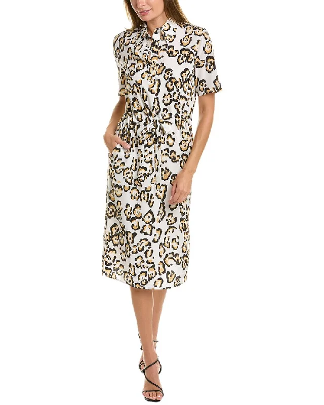 Extra Savings St. John Printed Silk Dress