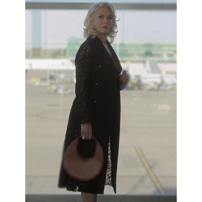 Take Advantage Rebecca Welton Ted Lasso S03 Black Trench Coat