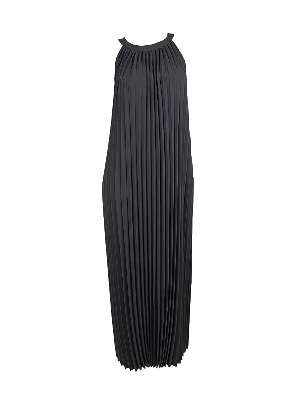 Weekend Deal D240027 Halter Neck Suspenser Long Dress *Grey