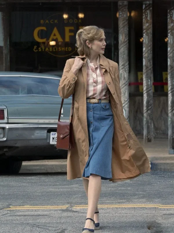 Buy Now Elizabeth Olsen Love and Death 2023 Coat