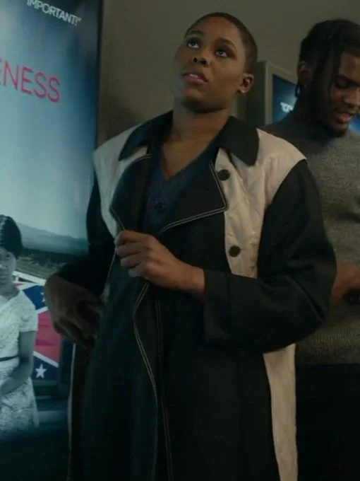 Super Sale Harlem Season 2 Tye Reynolds Black Trench Coat