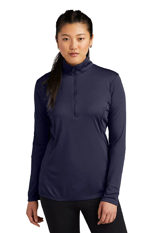 Weekend Special Sport-Tek Womens Competitor Moisture Wicking 1/4 Zip Sweatshirt - True Navy Blue Weekend Special Sport-Tek Womens Competitor Moisture Wicking 1/4 Zip Sweatshirt - True Navy Blue