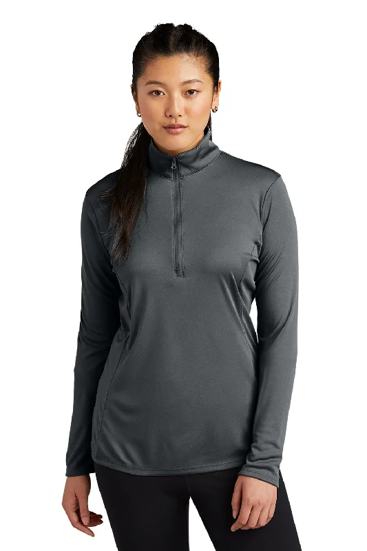 Early Bird Discount Sport-Tek Womens Competitor Moisture Wicking 1/4 Zip Sweatshirt - Iron Grey Early Bird Discount Sport-Tek Womens Competitor Moisture Wicking 1/4 Zip Sweatshirt - Iron Grey