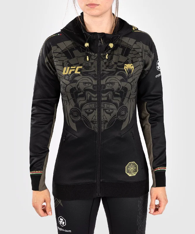 Stock Clearance Noche UFC By Venum Authentic Fight Night Women’s Walkout Hoodie - Black Stock Clearance Noche UFC By Venum Authentic Fight Night Women’s Walkout Hoodie - Black