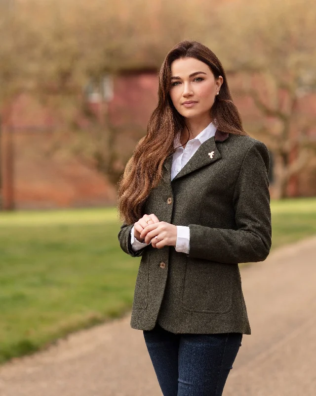 Exclusive Online Offer Arena Tweed Blazer - Loden Green