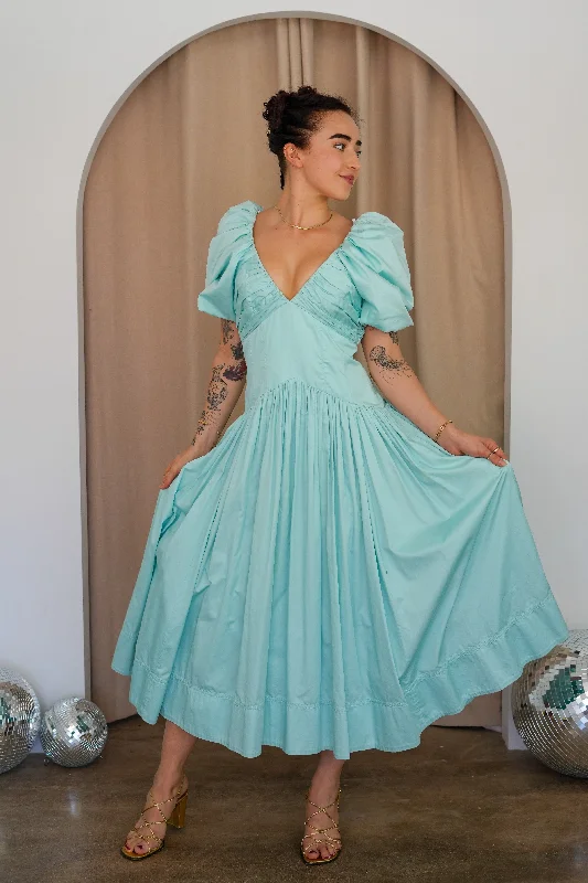 Price Fest Aje Gabrielle Plunge Midi Dress (SIZE 10)