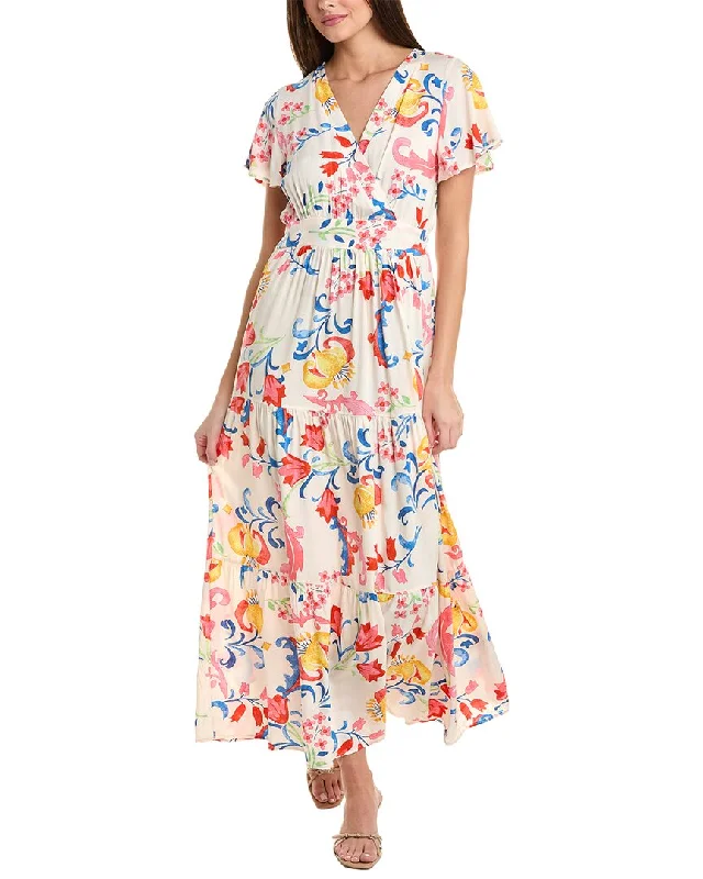 YEAR-End Sale ANNA KAY Silk-Blend Maxi Dress